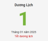 Danh sách phân công trực ngày nghỉ Tết Dương lịch 01/01/2025